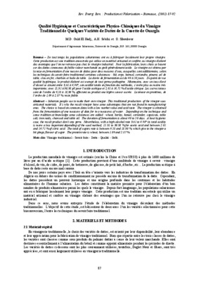 qualite hygienique des patisseries Book