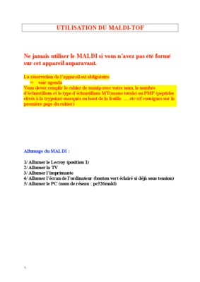 principe maldi tof Book