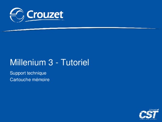 crouzet xt20 millenium 2 Book