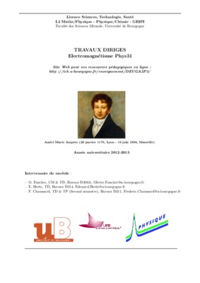 travaux diriges electromagnetisme Book