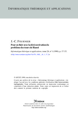 derecursivation Book