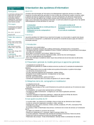 urbanisation et systemes d_information Book