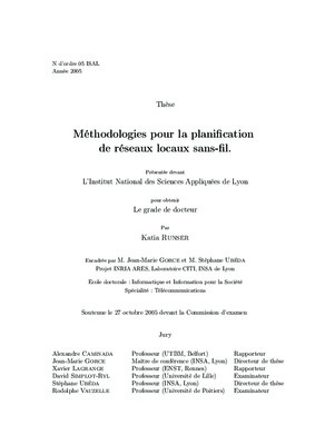 difinition de la planification et la maintenance des reseaux Book