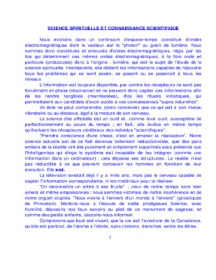 connaissance spirituelle Book