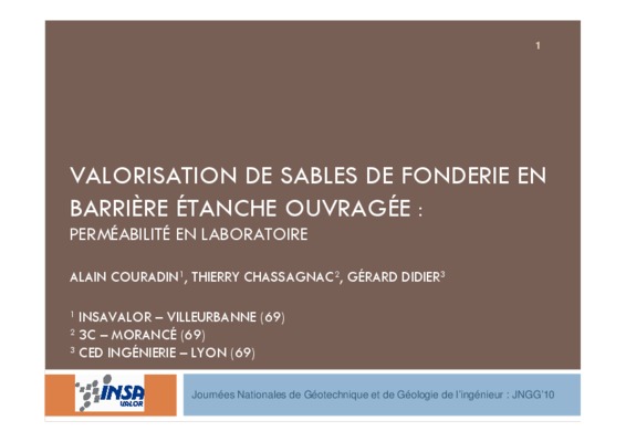 les sables de fonderie ensam paris tech Book