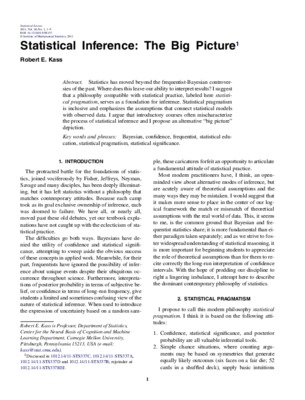statistical inference Book