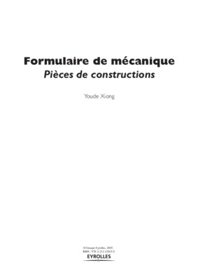 mecanique eyrolles Book