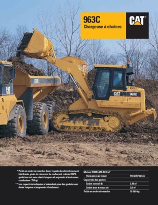 caterpillar 963c Book