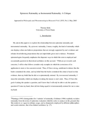 rationality Book