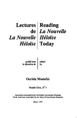 la nouvelle heloise Book