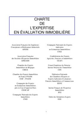 charte expertise immobiliere Book
