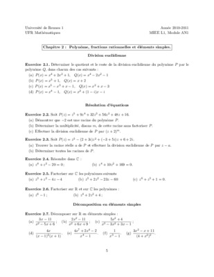 fractions d_un polynome Book
