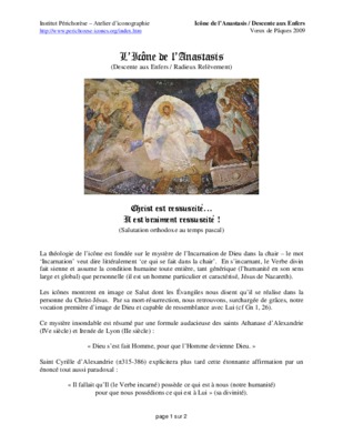 sainte anastasis Book