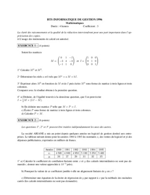 exercice 2 d_apreiaacs bac s nouvelle caleiedonie 1996 13 points Book