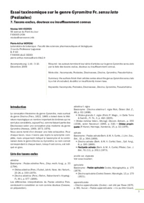 taxinomique Book