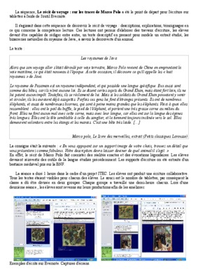 sequence recit de voyage Book