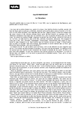 la chevelure Book