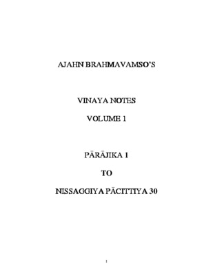 vinaya Book