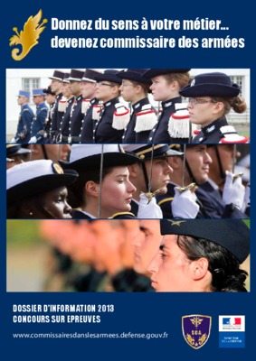 concours commissaire aux armees Book