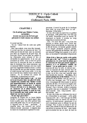 pinocchio carlo callodi question reponse Book