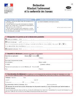attestation achevement travaux Book