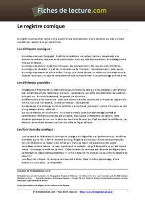 fiches de lecture le mariage de figaro Book