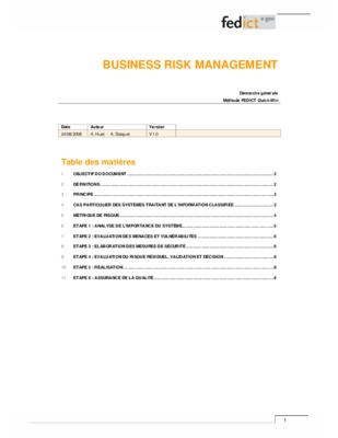business risk Book