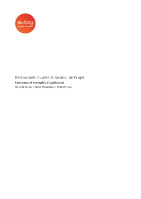 referentiels pour gestion de projet Book