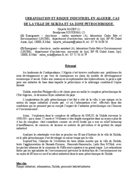 urbanisation et demographie en algerie Book