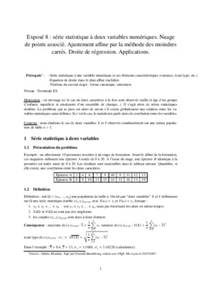 nuage de point d_une serie statistique Book