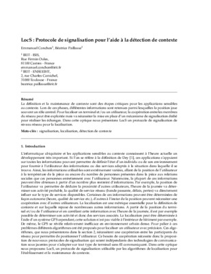protocole de signalisation Book
