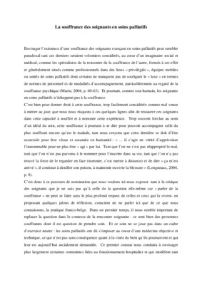 soignants face a la souffrance Book