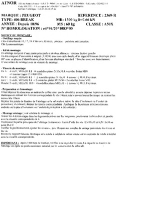 peugeot 406 break notice technique listes des fichiers pdf Book