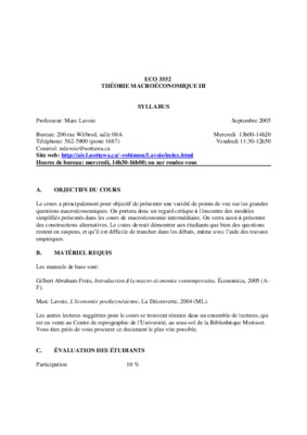 theorie macroeconomique Book