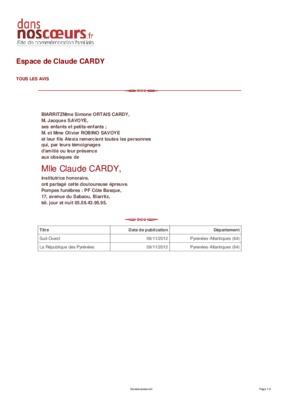 cardy Book