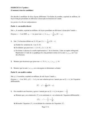 correction baccalaureat on cherche a modeliser de deux facons differentes Book
