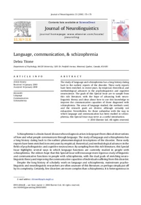language de communication Book