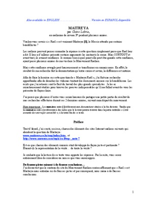 maitreya Book