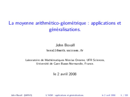 filtre a moyenne geometrique Book