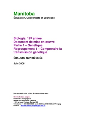 monohybridisme et dihybridisme exercice Book