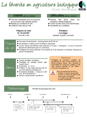 desherbage de la feverole Book