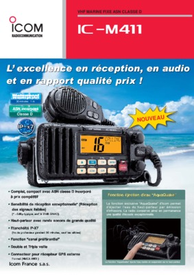 ic m411 notice francais Book