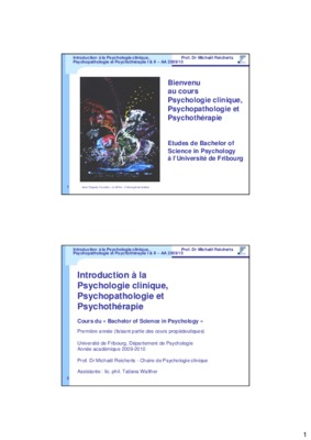 psychologie clinique et psychopathologie Book