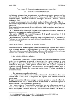 panorama de la gestion Book
