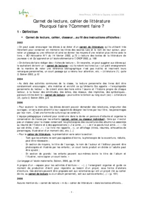 comment faire une cahier de Book