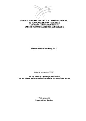 la conciliation travail famille Book
