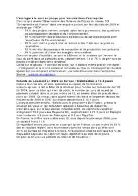 entreprise et ecologie Book