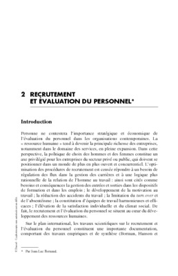 importance de recrutement Book
