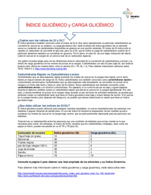 influencia de alimentos y su indice glicemico en diabeticos Book