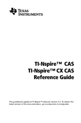 utilisation de la ti nspire Book